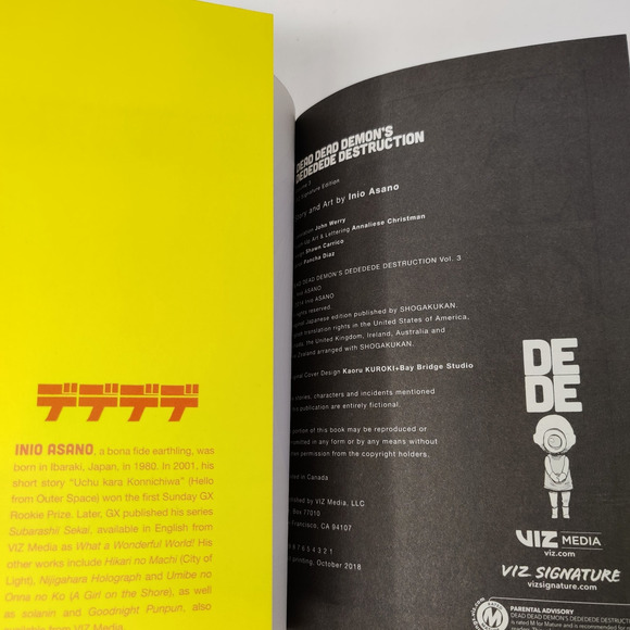 Dead Dead Demon’s DEDEDEDE Destruction Volumes 1-3 Inio Asano DDDD Viz Media - Picture 8 of 16